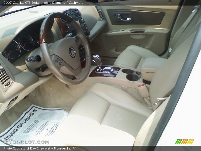 White Diamond / Cashmere 2007 Cadillac CTS Sedan