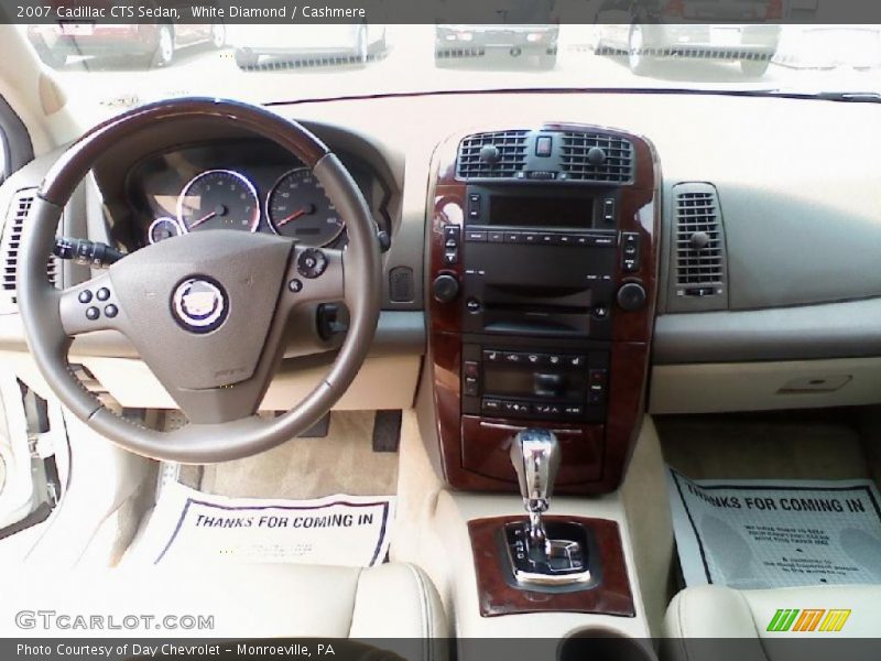 White Diamond / Cashmere 2007 Cadillac CTS Sedan