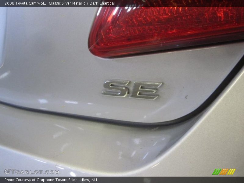 Classic Silver Metallic / Dark Charcoal 2008 Toyota Camry SE
