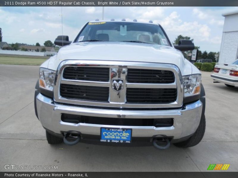 Bright White / Dark Slate/Medium Graystone 2011 Dodge Ram 4500 HD ST Regular Cab Chassis