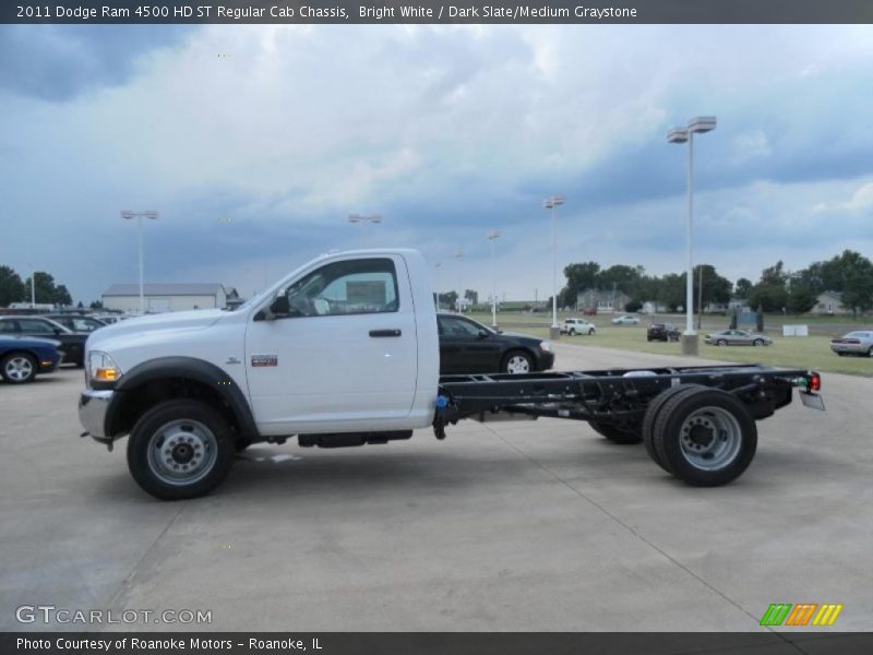 Bright White / Dark Slate/Medium Graystone 2011 Dodge Ram 4500 HD ST Regular Cab Chassis