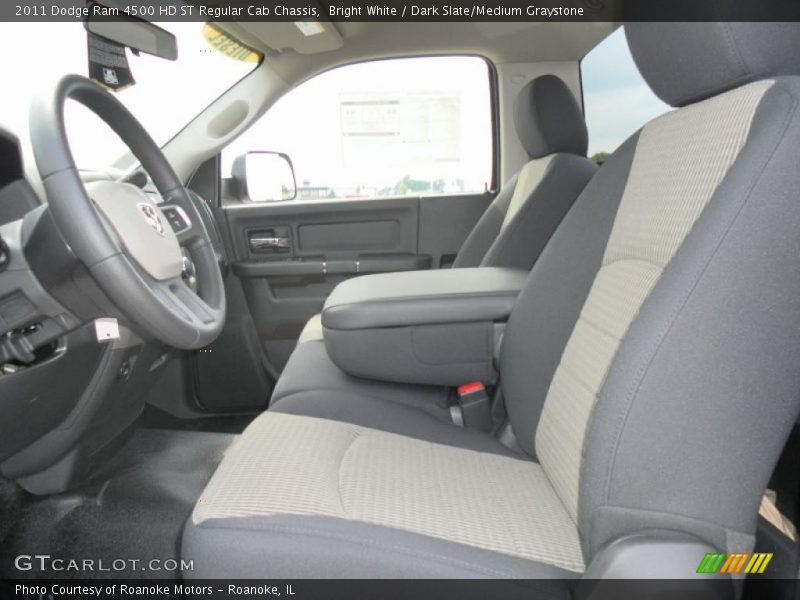 Bright White / Dark Slate/Medium Graystone 2011 Dodge Ram 4500 HD ST Regular Cab Chassis