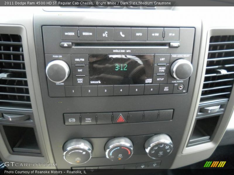 Bright White / Dark Slate/Medium Graystone 2011 Dodge Ram 4500 HD ST Regular Cab Chassis