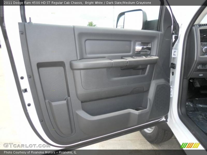 Bright White / Dark Slate/Medium Graystone 2011 Dodge Ram 4500 HD ST Regular Cab Chassis