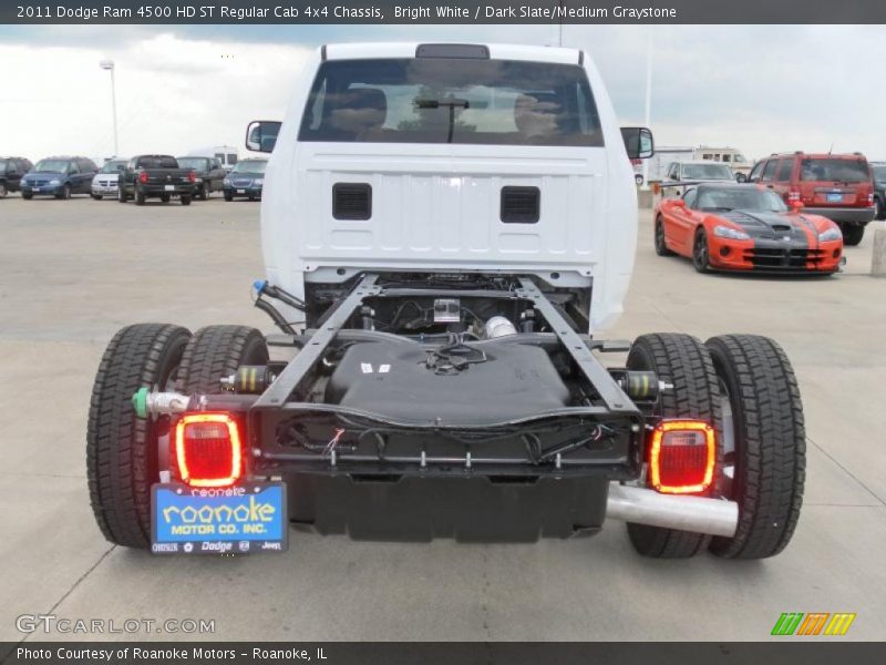 Bright White / Dark Slate/Medium Graystone 2011 Dodge Ram 4500 HD ST Regular Cab 4x4 Chassis