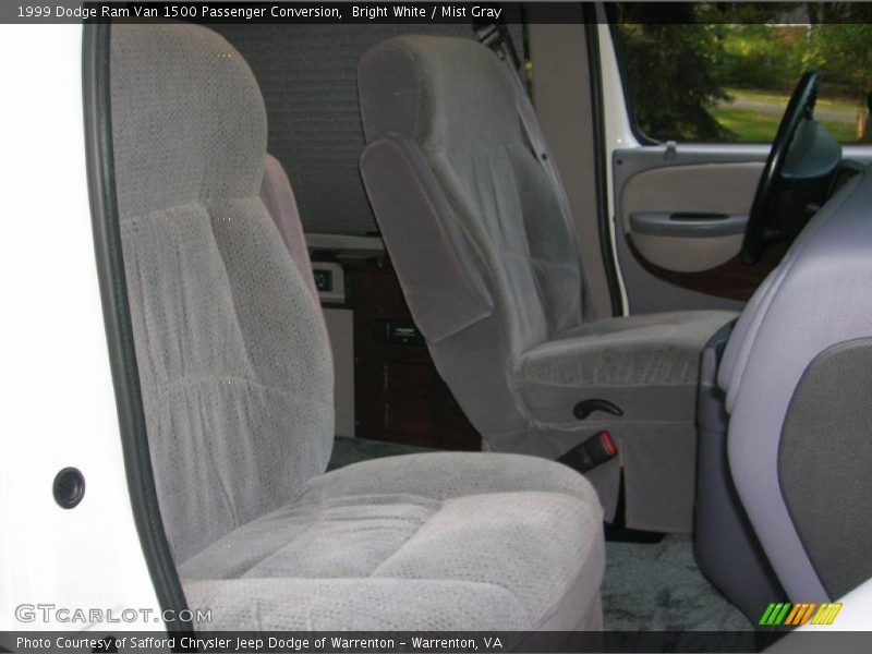 Bright White / Mist Gray 1999 Dodge Ram Van 1500 Passenger Conversion