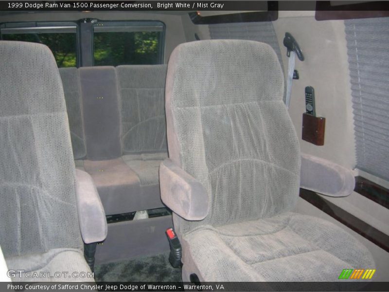 Bright White / Mist Gray 1999 Dodge Ram Van 1500 Passenger Conversion