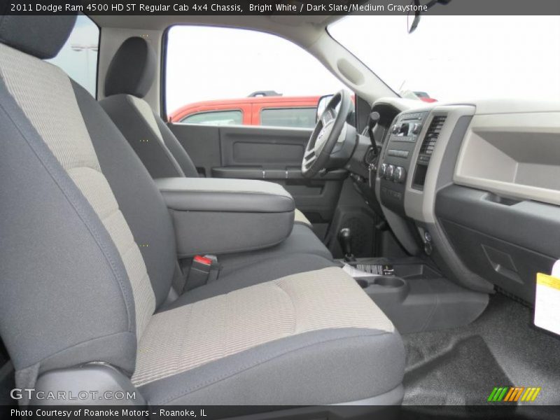 Bright White / Dark Slate/Medium Graystone 2011 Dodge Ram 4500 HD ST Regular Cab 4x4 Chassis