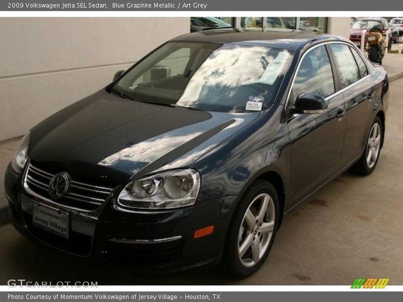 Blue Graphite Metallic / Art Grey 2009 Volkswagen Jetta SEL Sedan