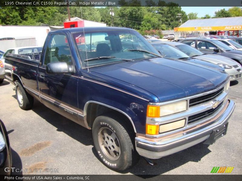 Indigo Metallic / Blue 1995 Chevrolet C/K C1500 Regular Cab