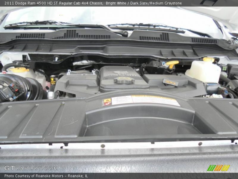 Bright White / Dark Slate/Medium Graystone 2011 Dodge Ram 4500 HD ST Regular Cab 4x4 Chassis