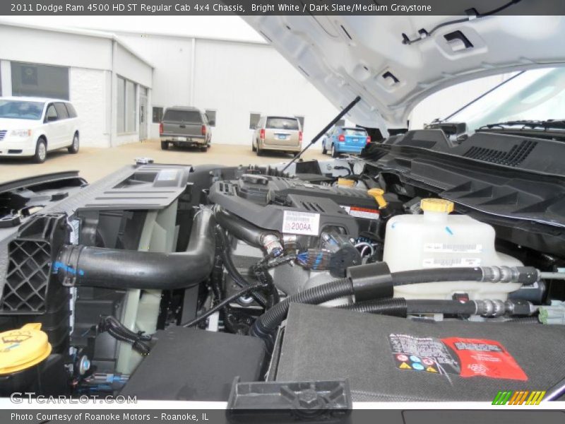 Bright White / Dark Slate/Medium Graystone 2011 Dodge Ram 4500 HD ST Regular Cab 4x4 Chassis
