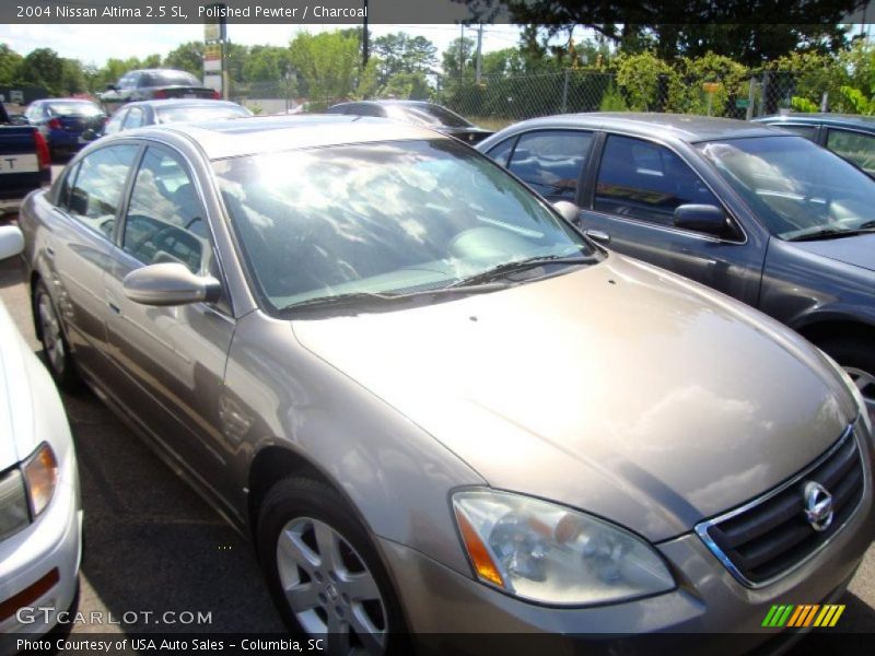 Polished Pewter / Charcoal 2004 Nissan Altima 2.5 SL