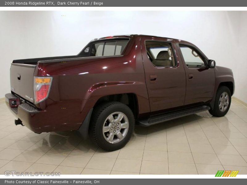 Dark Cherry Pearl / Beige 2008 Honda Ridgeline RTX
