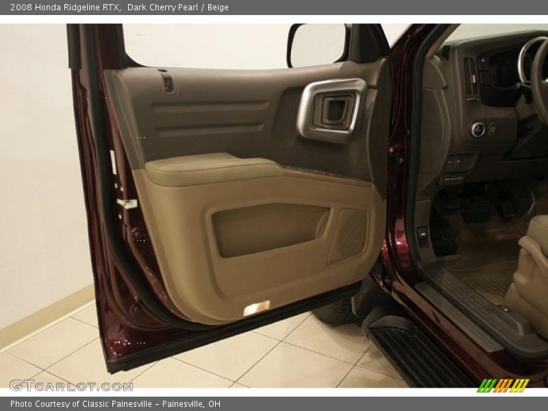 Dark Cherry Pearl / Beige 2008 Honda Ridgeline RTX