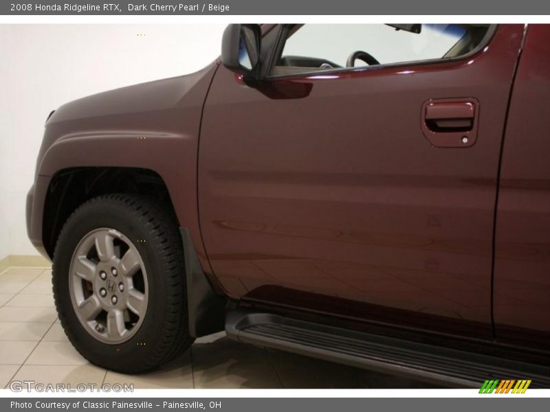 Dark Cherry Pearl / Beige 2008 Honda Ridgeline RTX