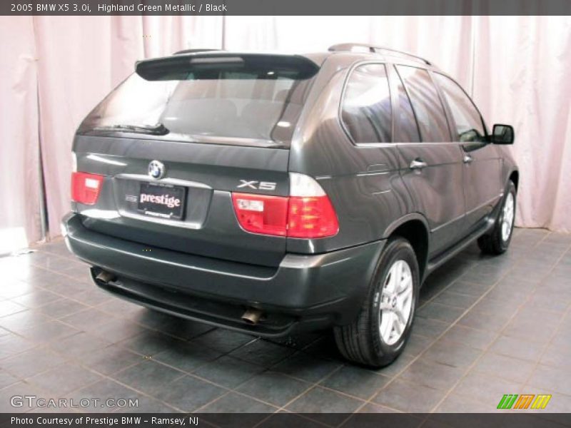Highland Green Metallic / Black 2005 BMW X5 3.0i