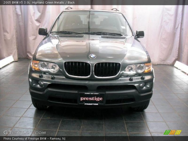 Highland Green Metallic / Black 2005 BMW X5 3.0i