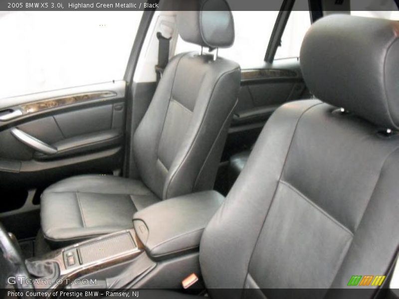 Highland Green Metallic / Black 2005 BMW X5 3.0i