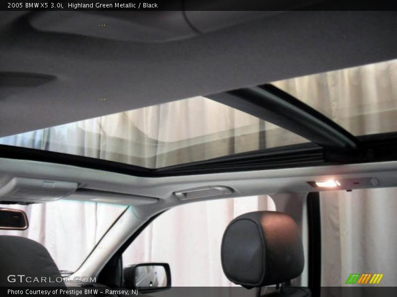 Highland Green Metallic / Black 2005 BMW X5 3.0i