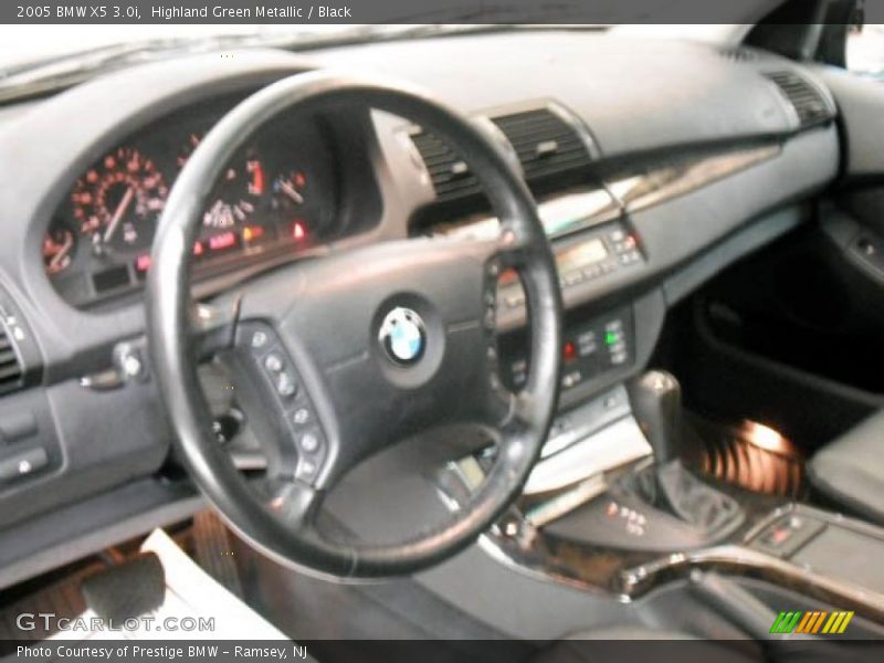 Highland Green Metallic / Black 2005 BMW X5 3.0i