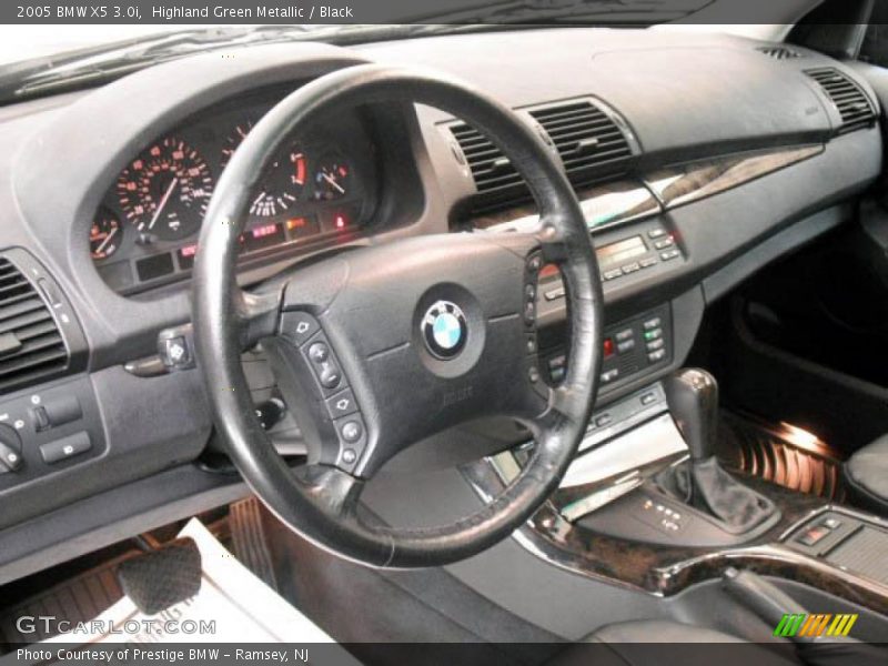 Highland Green Metallic / Black 2005 BMW X5 3.0i