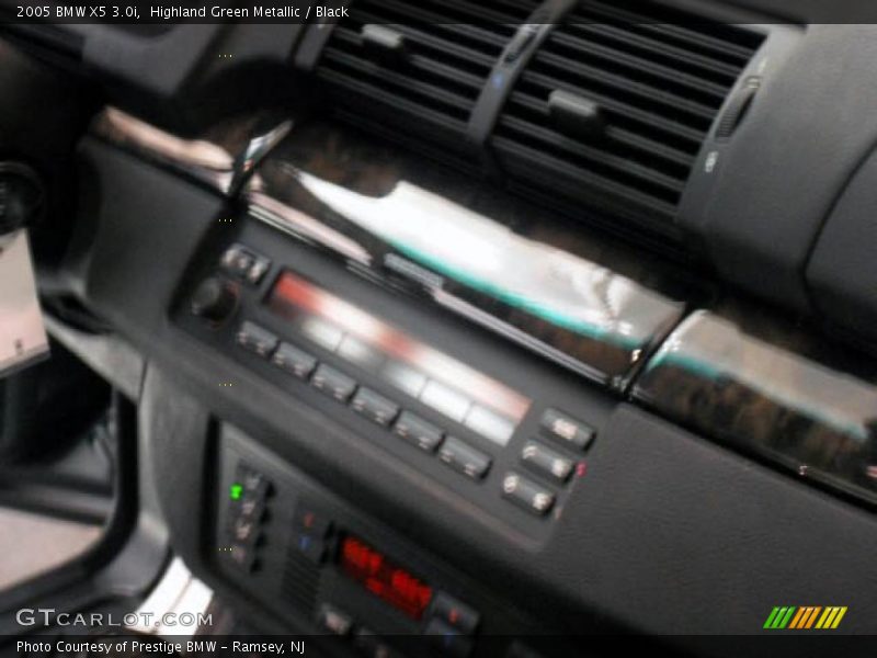 Highland Green Metallic / Black 2005 BMW X5 3.0i