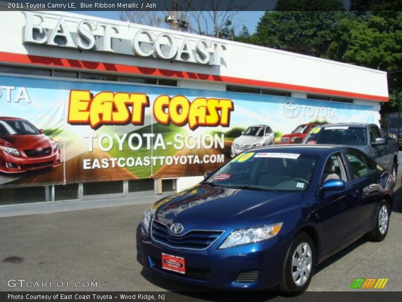 Blue Ribbon Metallic / Ash 2011 Toyota Camry LE