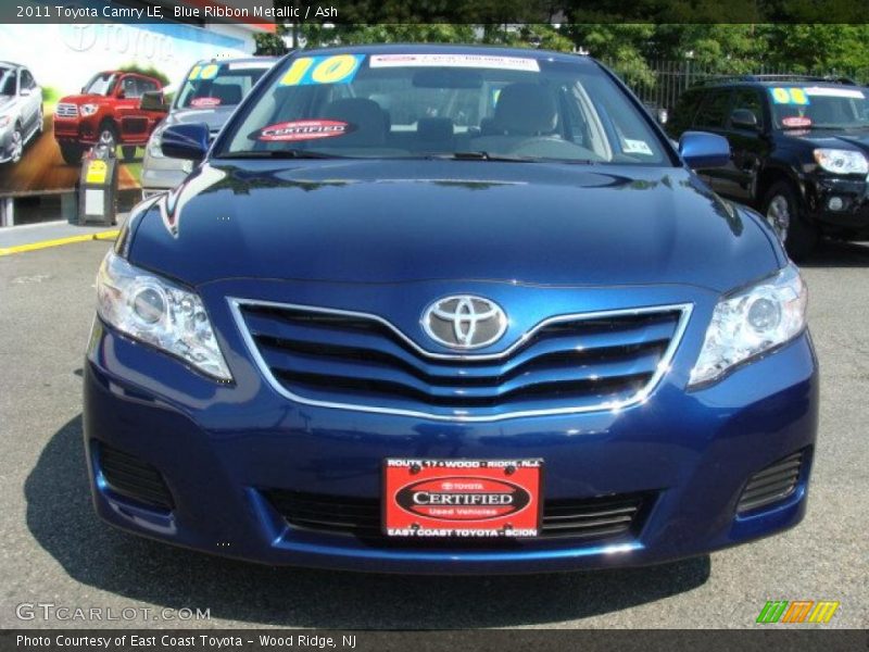 Blue Ribbon Metallic / Ash 2011 Toyota Camry LE