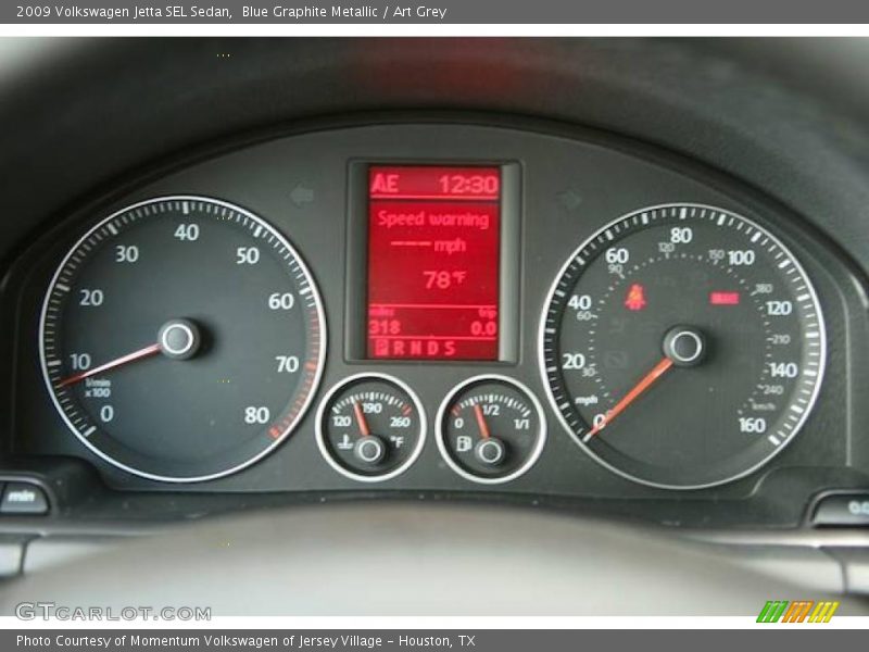 Blue Graphite Metallic / Art Grey 2009 Volkswagen Jetta SEL Sedan