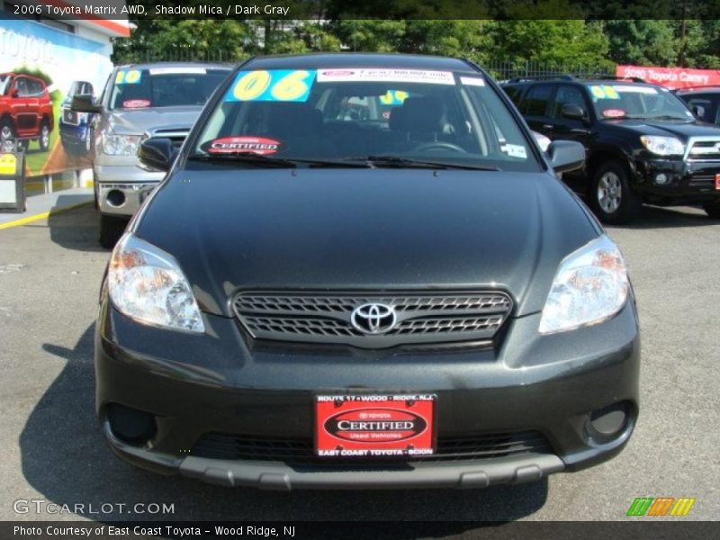 Shadow Mica / Dark Gray 2006 Toyota Matrix AWD