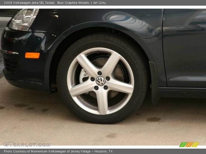 Blue Graphite Metallic / Art Grey 2009 Volkswagen Jetta SEL Sedan