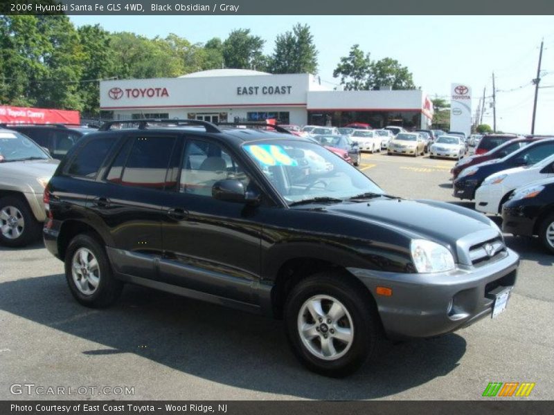 Black Obsidian / Gray 2006 Hyundai Santa Fe GLS 4WD