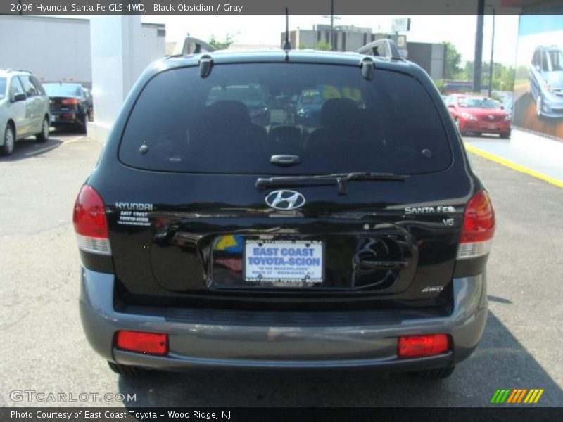 Black Obsidian / Gray 2006 Hyundai Santa Fe GLS 4WD