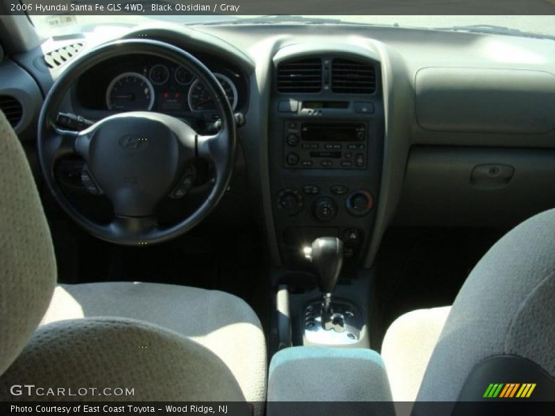 Black Obsidian / Gray 2006 Hyundai Santa Fe GLS 4WD