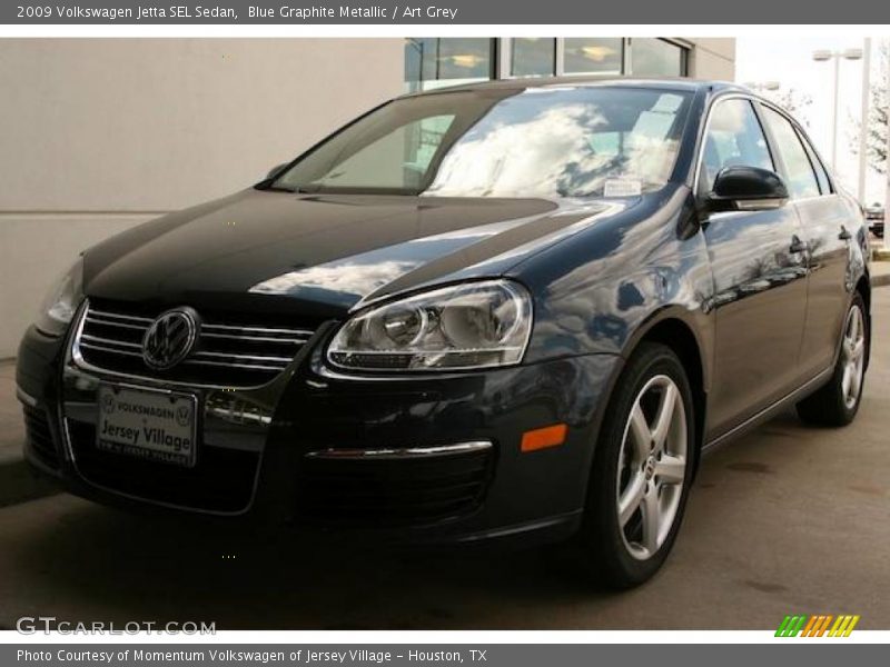 Blue Graphite Metallic / Art Grey 2009 Volkswagen Jetta SEL Sedan