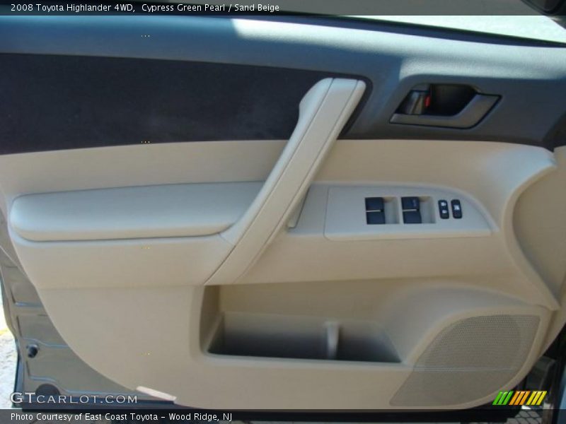 Cypress Green Pearl / Sand Beige 2008 Toyota Highlander 4WD