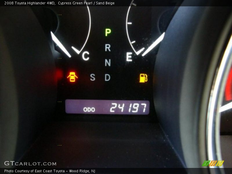 Cypress Green Pearl / Sand Beige 2008 Toyota Highlander 4WD