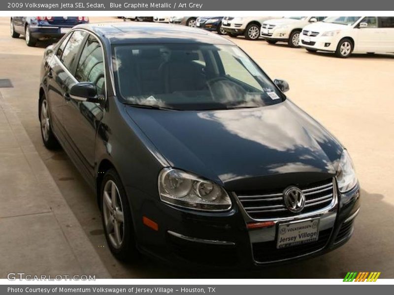 Blue Graphite Metallic / Art Grey 2009 Volkswagen Jetta SEL Sedan