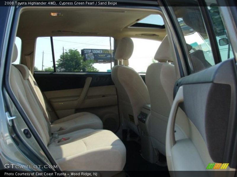 Cypress Green Pearl / Sand Beige 2008 Toyota Highlander 4WD