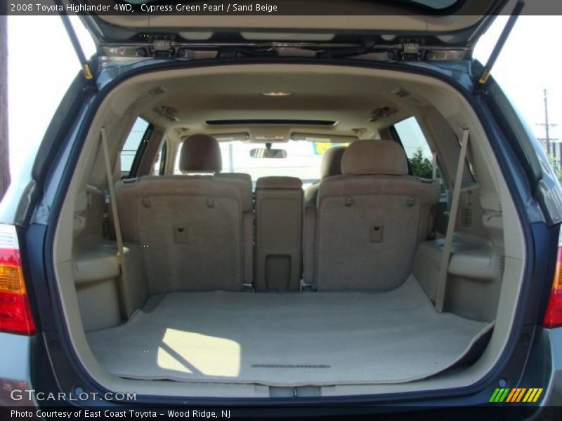 Cypress Green Pearl / Sand Beige 2008 Toyota Highlander 4WD