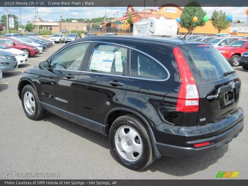 Crystal Black Pearl / Black 2010 Honda CR-V LX