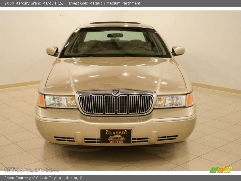 Harvest Gold Metallic / Medium Parchment 2000 Mercury Grand Marquis GS