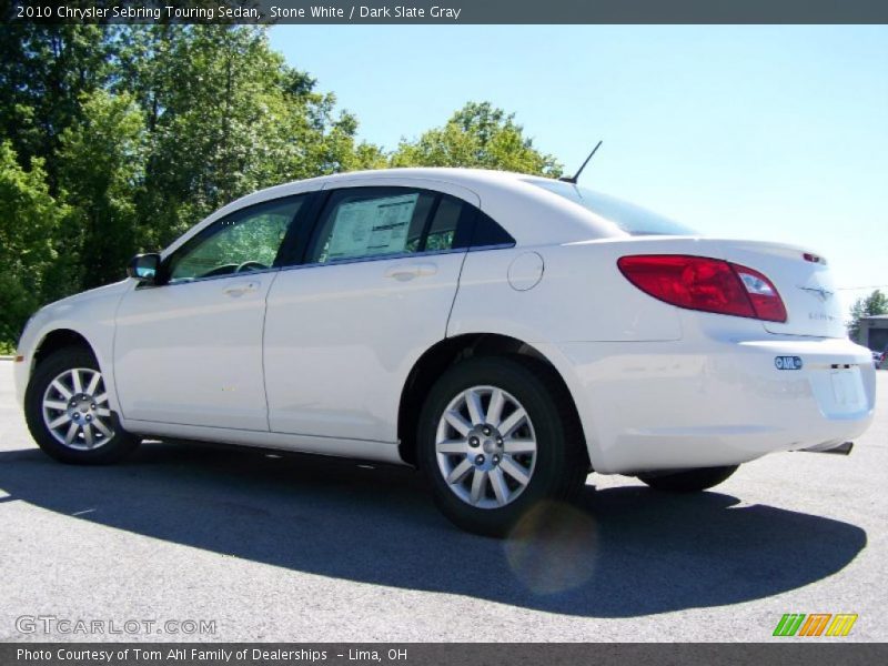 Stone White / Dark Slate Gray 2010 Chrysler Sebring Touring Sedan
