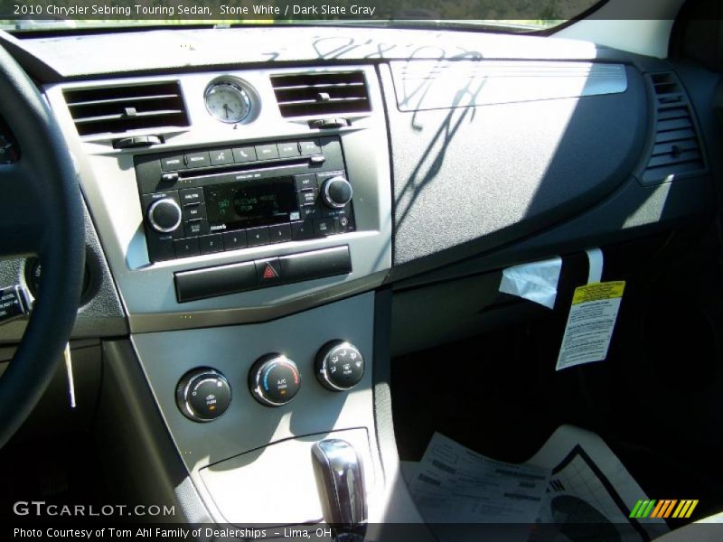Stone White / Dark Slate Gray 2010 Chrysler Sebring Touring Sedan