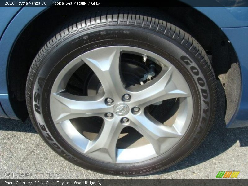 Tropical Sea Metallic / Gray 2010 Toyota Venza V6