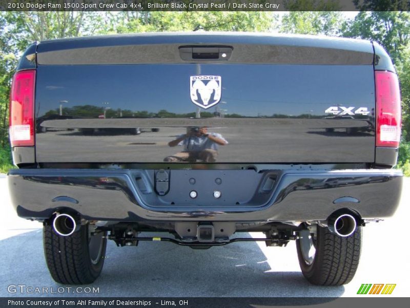 Brilliant Black Crystal Pearl / Dark Slate Gray 2010 Dodge Ram 1500 Sport Crew Cab 4x4
