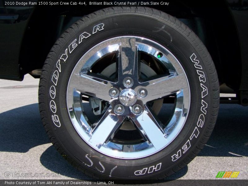 Brilliant Black Crystal Pearl / Dark Slate Gray 2010 Dodge Ram 1500 Sport Crew Cab 4x4