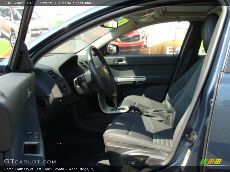 Barents Blue Metallic / Off-Black 2007 Volvo S40 T5