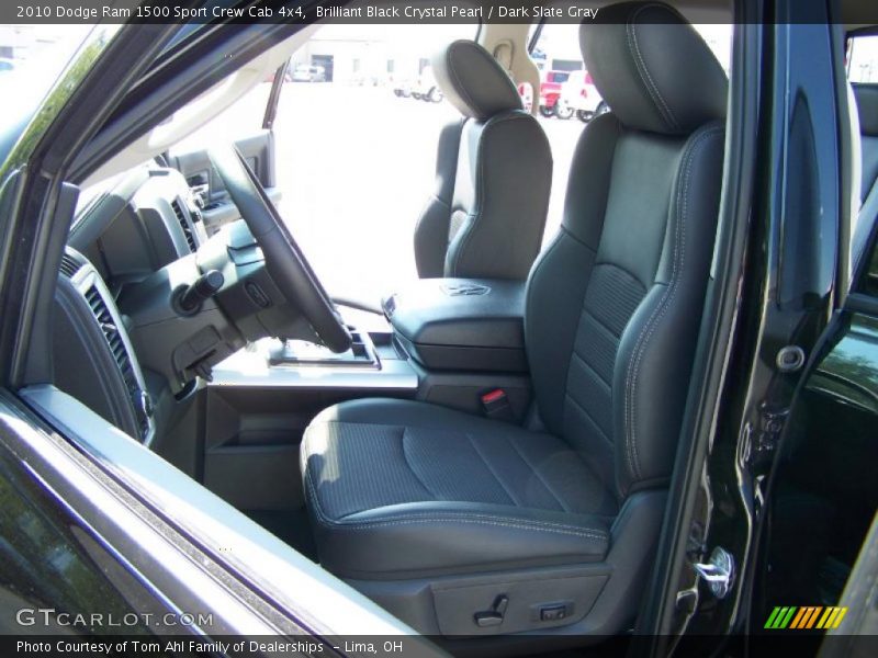 Brilliant Black Crystal Pearl / Dark Slate Gray 2010 Dodge Ram 1500 Sport Crew Cab 4x4
